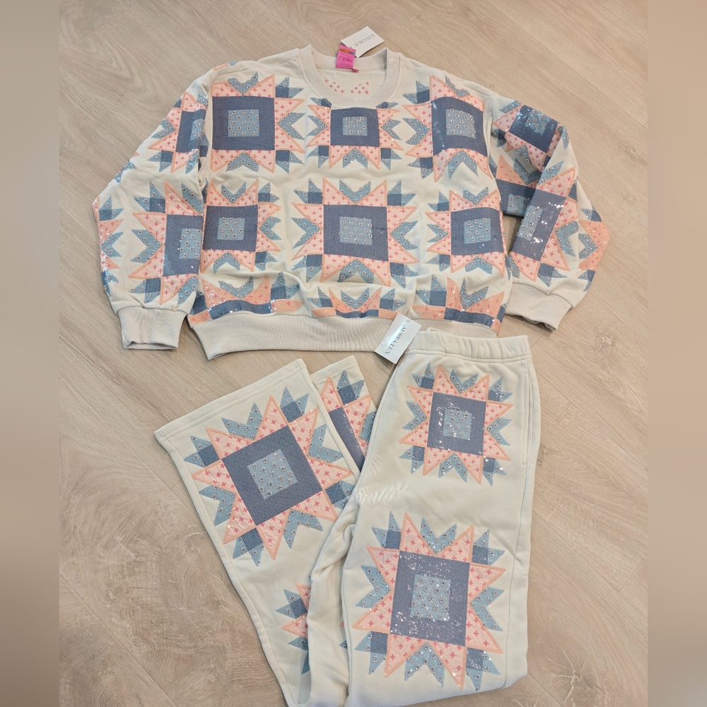 NWT QOS Set || M Top L Bottom - Picture 2 of 3